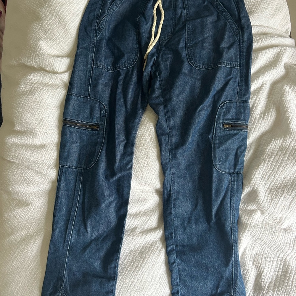 Women’s Blue Cargo Pants